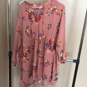 cute pink floral dress